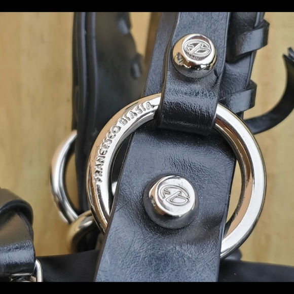 Like NEW FRANCISCO BIASIA Nylon/Leather Bag - Picture 6 of 7